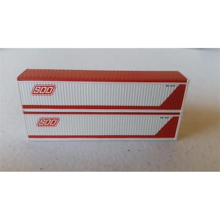 Jacksonville Terminal N 40 ft. High Cube Containers with Magnetic SystemSoo Line JTCFMS-009